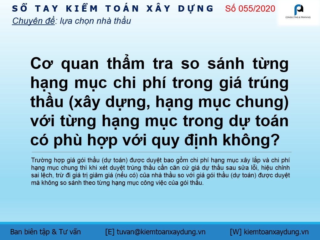 thẩm tra quyết toán