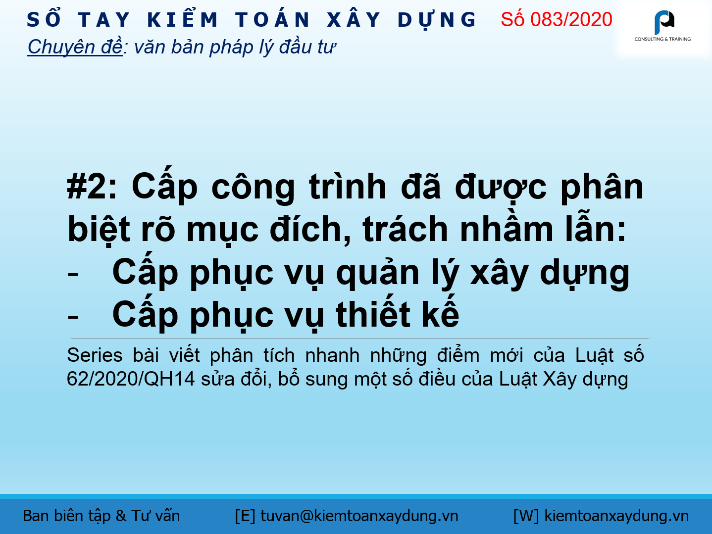 phân cấp công trình