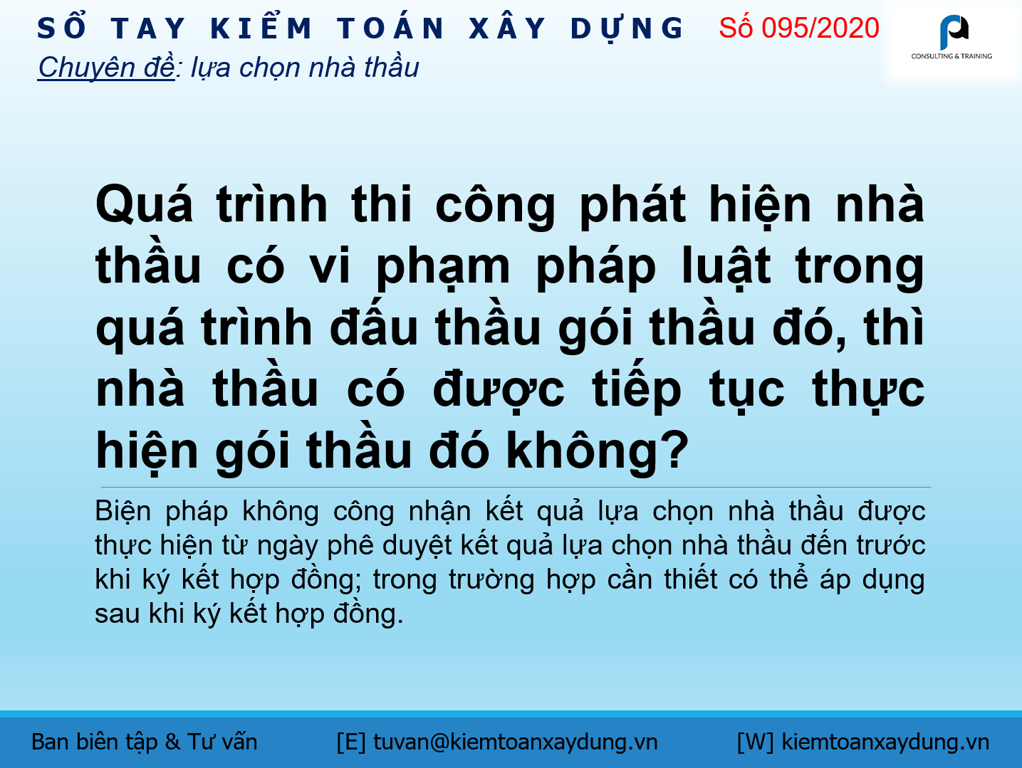 vi phạm pháp luật về đấu thầu