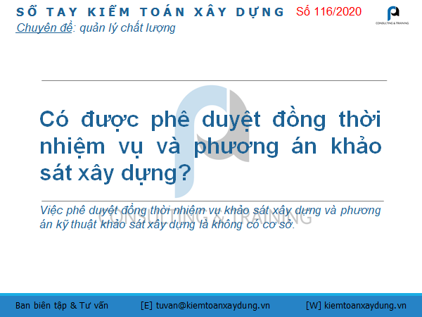 nhiệm vụ khảo sát