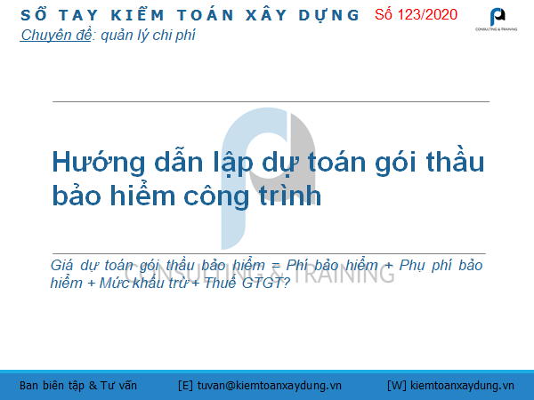 dự toán gói thầu bảo hiểm