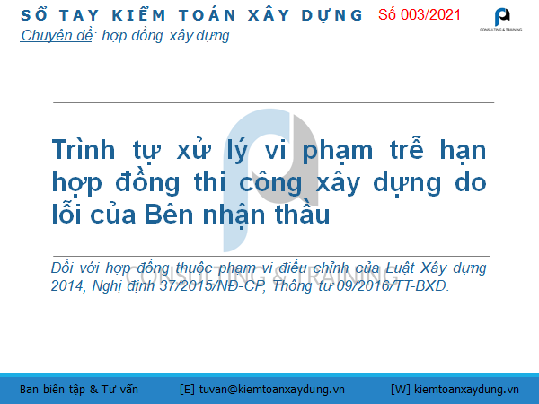 vi phạm trễ hạn hợp đồng