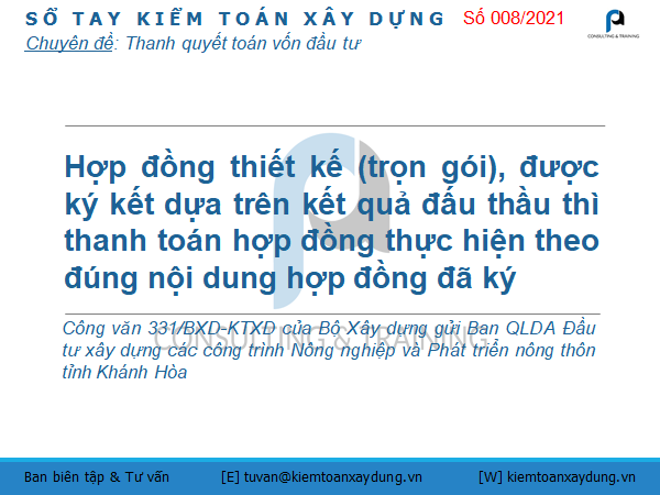 hợp đồng tư vấn thiết kế