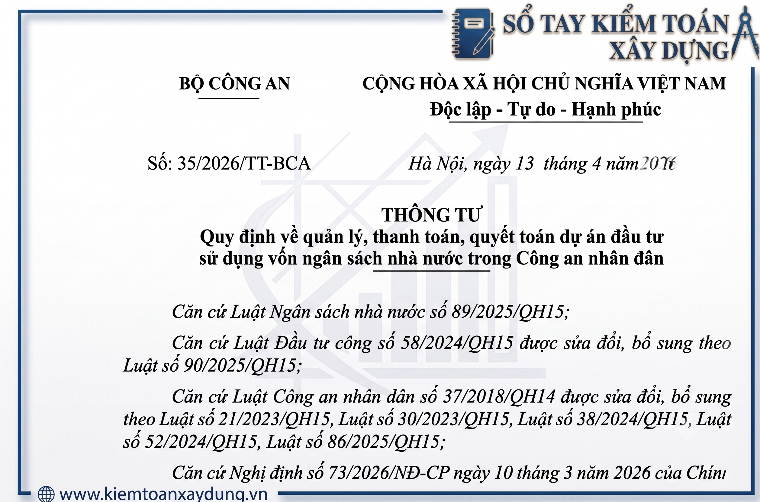 63-so-tay-kiem-toan-xay-dung-thong-tu-35-2026-tt-bca